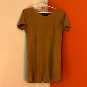 Minkpink faux suede dress